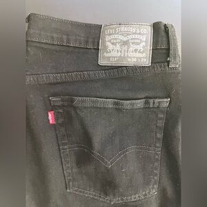 Levi's Black Denim 514 36x29